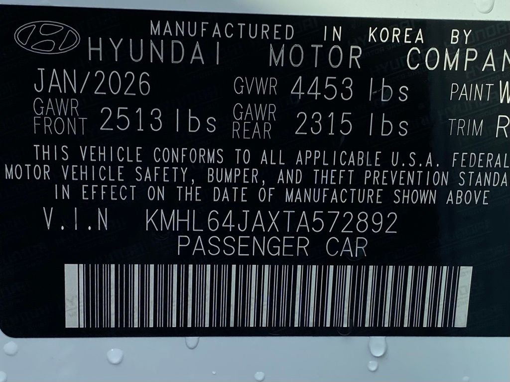 2026 Hyundai Sonata SEL Sport