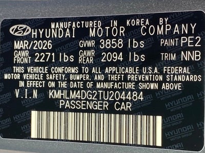 2026 Hyundai Elantra SEL Sport
