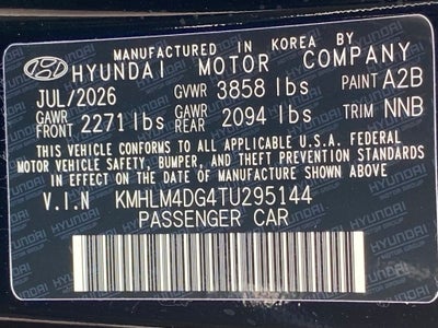 2026 Hyundai Elantra SEL Sport