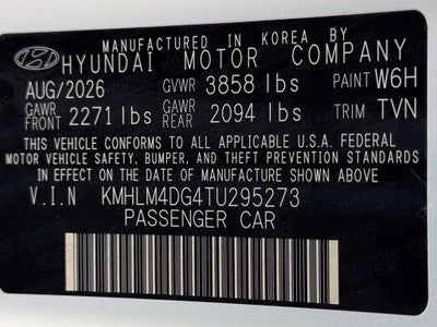 2026 Hyundai Elantra SEL Sport