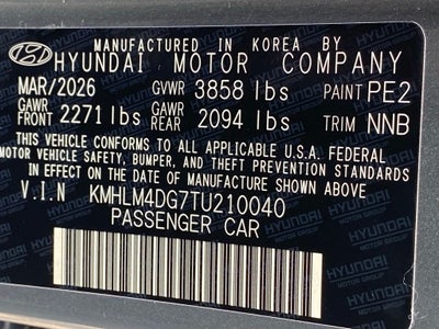 2026 Hyundai Elantra SEL Sport