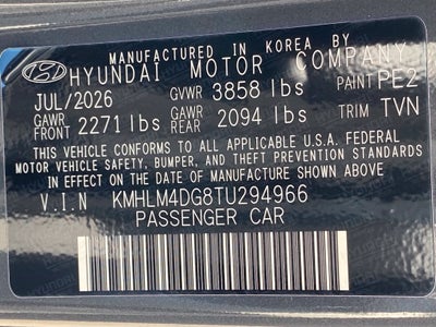 2026 Hyundai Elantra SEL Sport