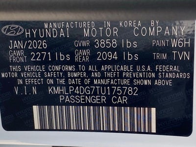 2026 Hyundai Elantra Limited