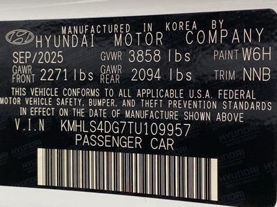 2026 Hyundai Elantra SEL Sport Premium