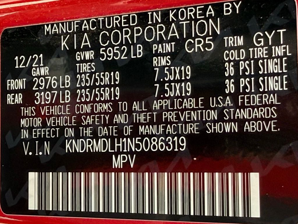 2022 Kia Sorento Plug-In Hybrid SX Prestige