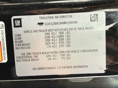 2021 GMC Yukon SLT