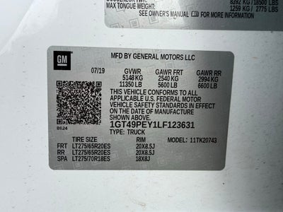 2020 GMC Sierra 2500HD AT4 premium package/techpack/huge front bumper