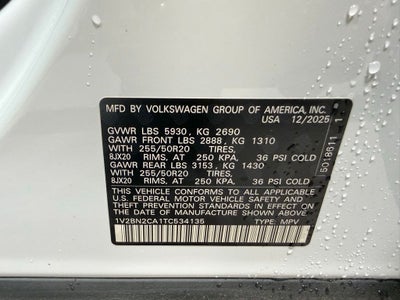 2026 Volkswagen Atlas 2.0T SEL