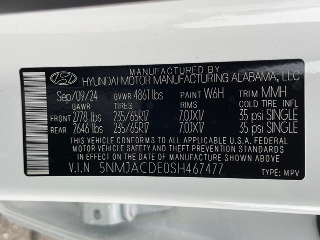 2025 Hyundai Tucson SE AWD