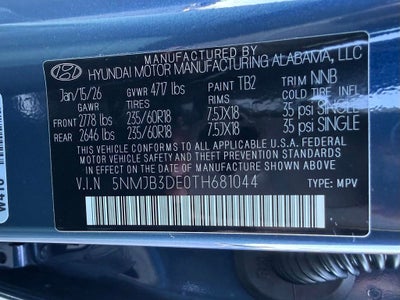 2026 Hyundai Tucson SEL FWD