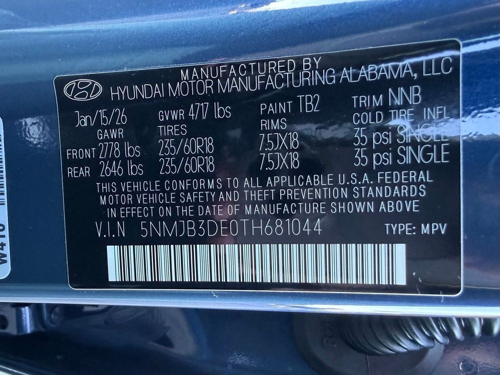 2026 Hyundai Tucson SEL FWD