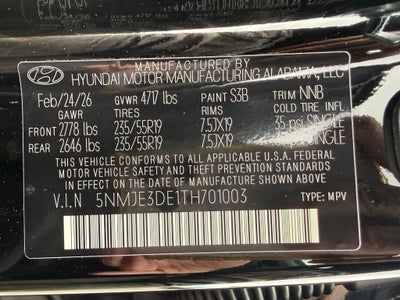 2026 Hyundai Tucson Limited FWD