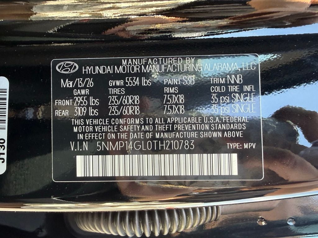 2026 Hyundai Santa Fe SE FWD
