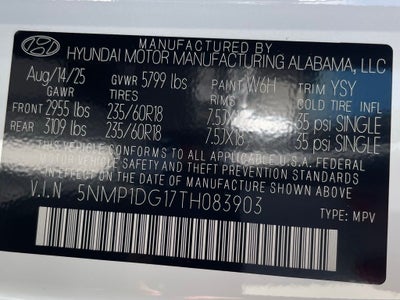 2026 Hyundai Santa Fe Hybrid SE