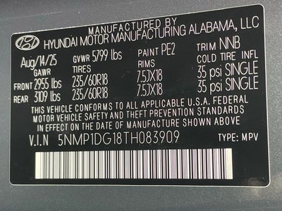 2026 Hyundai Santa Fe Hybrid SE