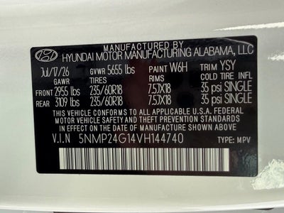 2027 Hyundai Santa Fe Hybrid SEL