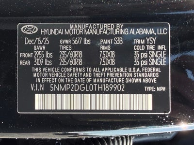 2026 Hyundai Santa Fe SEL AWD