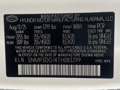 2026 Hyundai Santa Fe Hybrid Limited