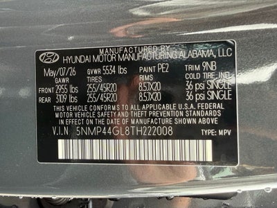 2026 Hyundai Santa Fe Limited FWD