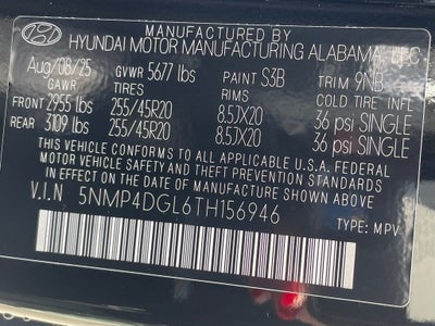 2026 Hyundai Santa Fe Limited AWD