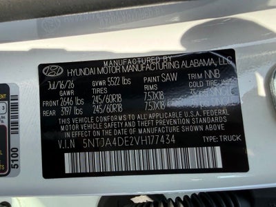 2027 Hyundai Santa Cruz SE FWD