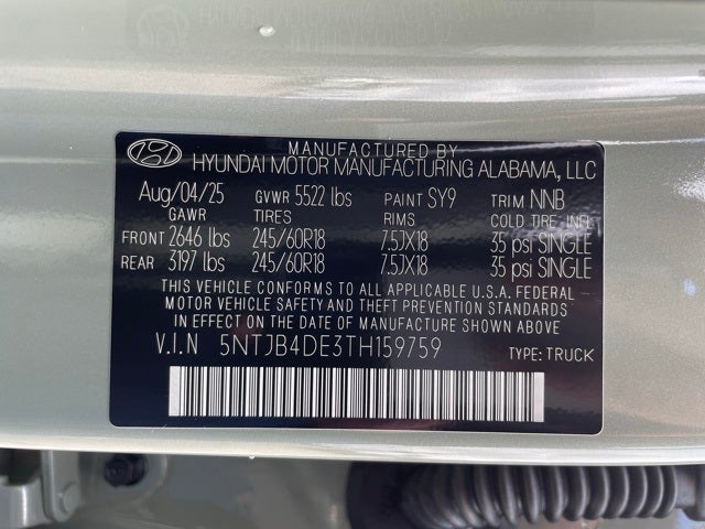 2026 Hyundai Santa Cruz SEL FWD