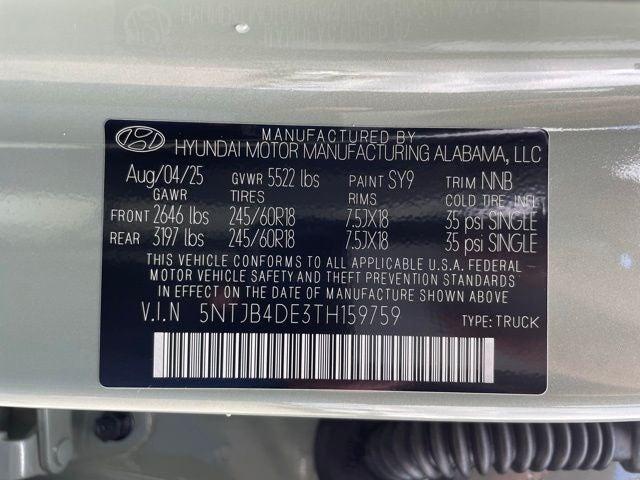 2026 Hyundai Santa Cruz SEL FWD