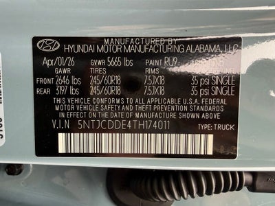 2026 Hyundai Santa Cruz SEL Activity AWD