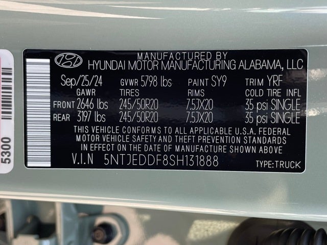 2025 Hyundai Santa Cruz Limited