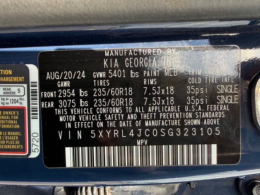 2025 Kia Sorento S