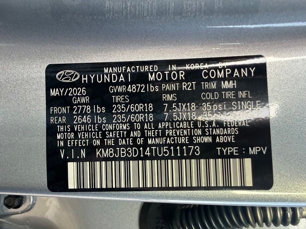 2026 Hyundai Tucson Hybrid SEL FWD