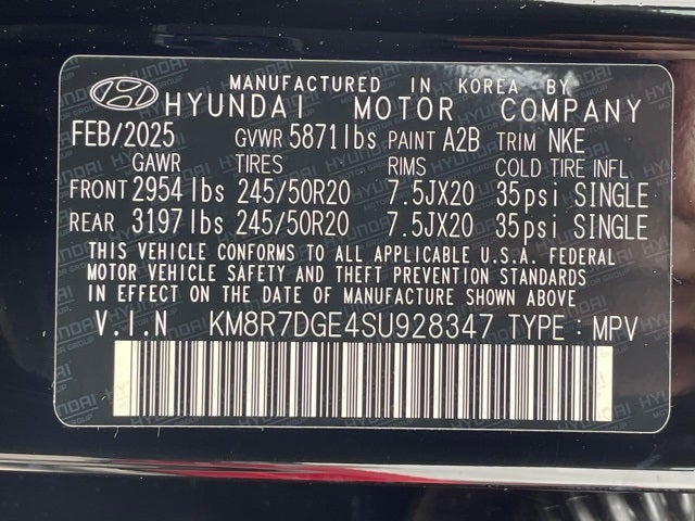 2025 Hyundai Palisade Calligraphy Night Edition AWD