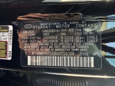 2027 Hyundai Palisade Hybrid Blue SEL Premium 7P