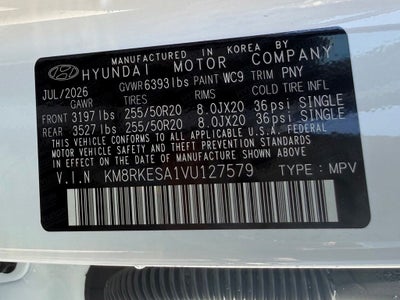 2027 Hyundai Palisade Hybrid Limited 7P
