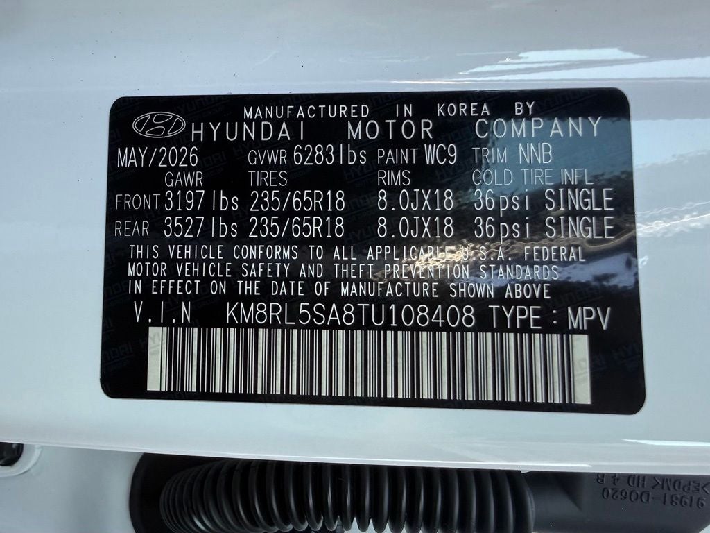 2026 Hyundai Palisade Hybrid Blue SEL 7P
