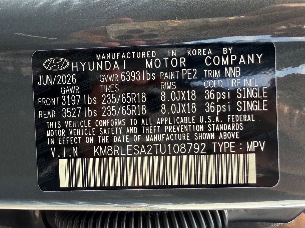 2026 Hyundai Palisade Hybrid SEL 7P