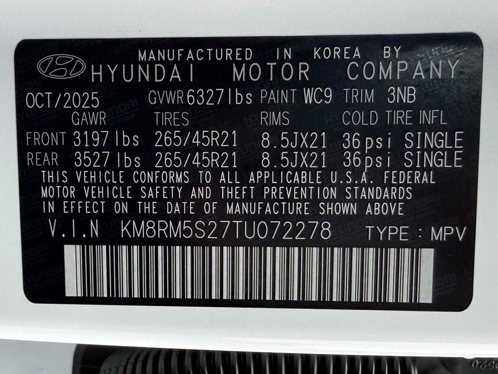 2026 Hyundai Palisade Calligraphy FWD