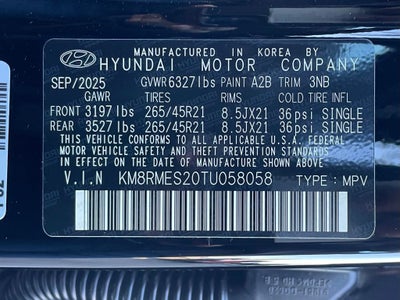 2026 Hyundai Palisade Calligraphy AWD
