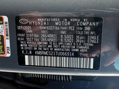 2026 Hyundai Palisade Calligraphy AWD