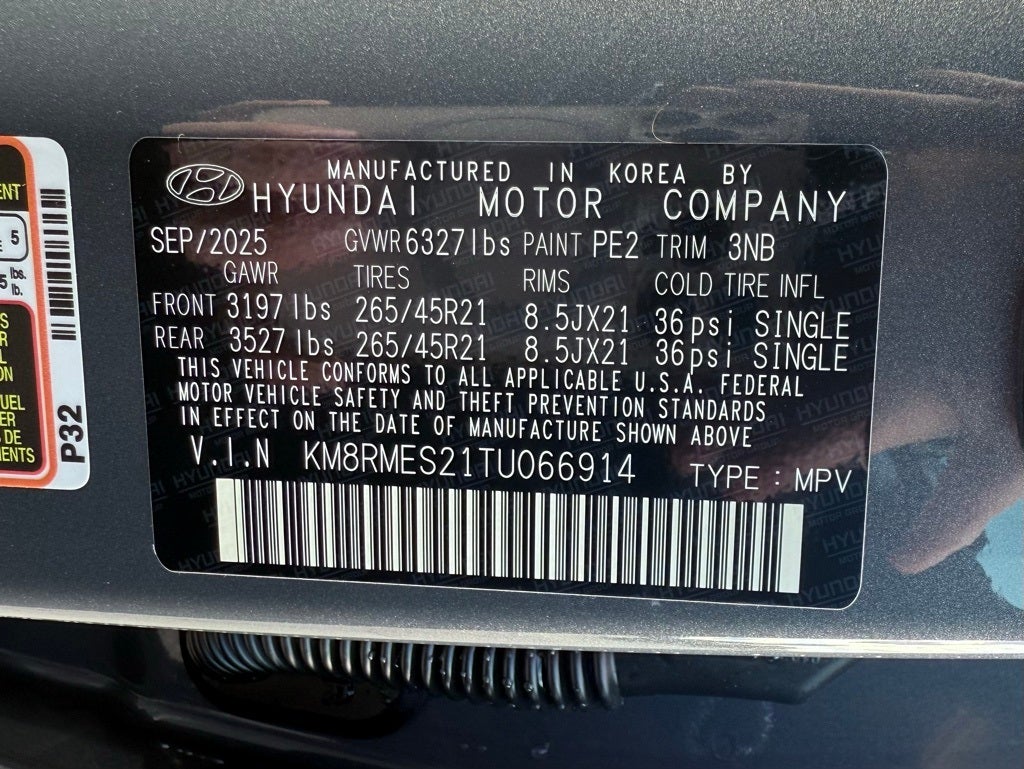 2026 Hyundai Palisade Calligraphy AWD