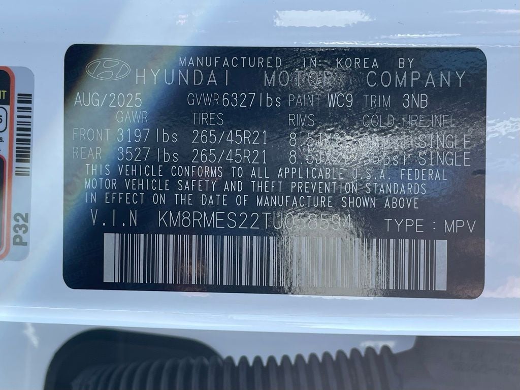 2026 Hyundai Palisade Calligraphy AWD