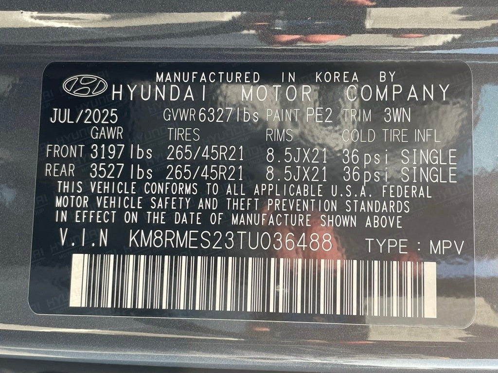 2026 Hyundai Palisade Calligraphy AWD