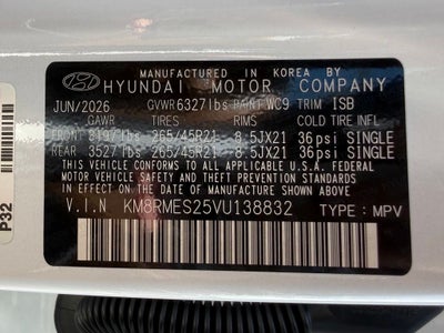 2027 Hyundai Palisade Calligraphy AWD