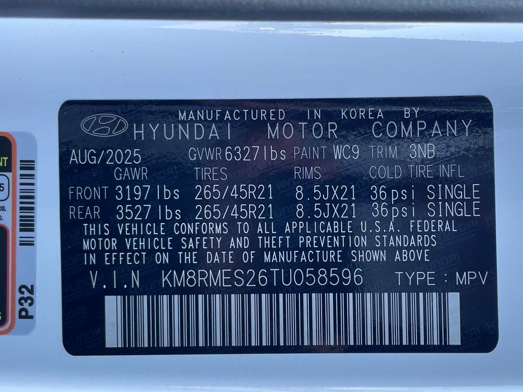 2026 Hyundai Palisade Calligraphy AWD