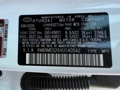 2027 Hyundai Palisade Calligraphy AWD
