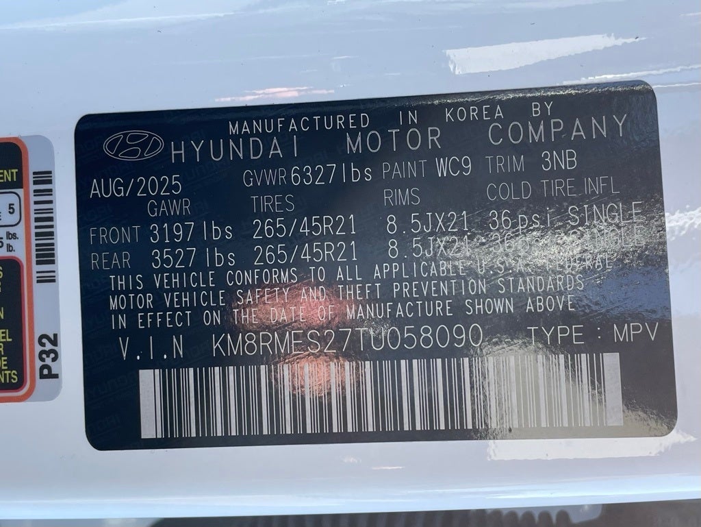 2026 Hyundai Palisade Calligraphy AWD