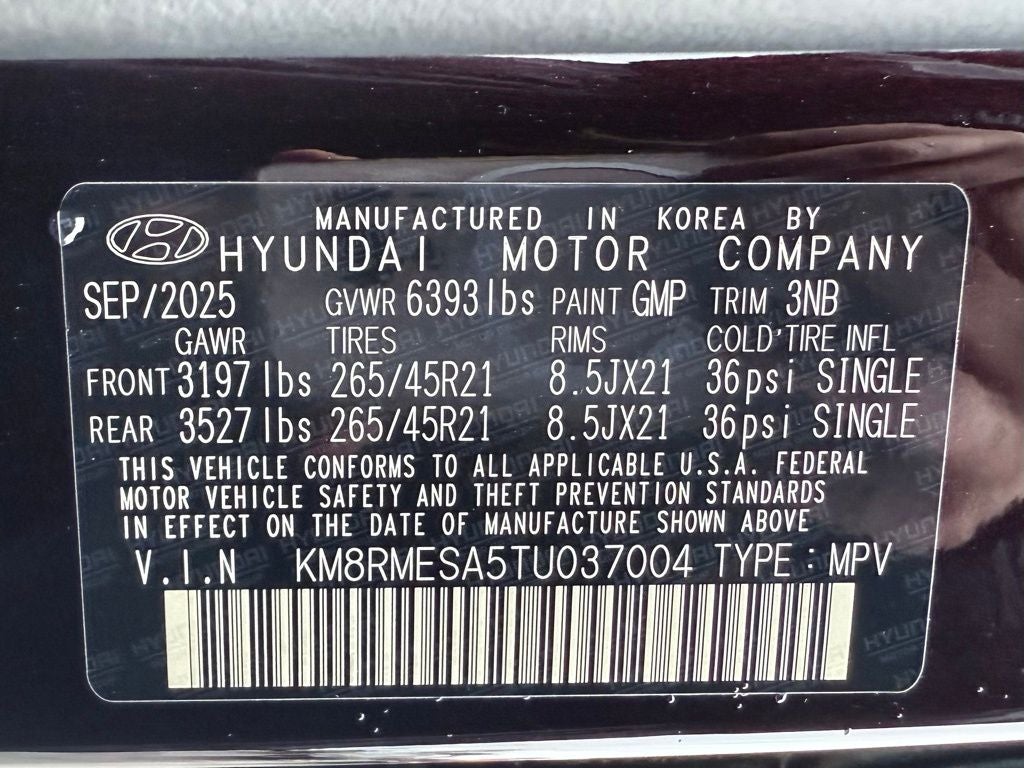 2026 Hyundai Palisade Hybrid Calligraphy