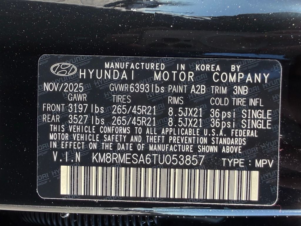 2026 Hyundai Palisade Hybrid Calligraphy