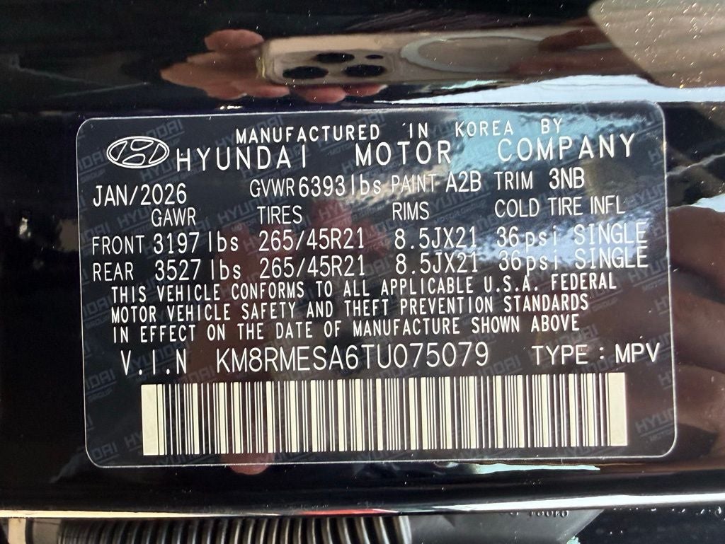 2026 Hyundai Palisade Hybrid Calligraphy