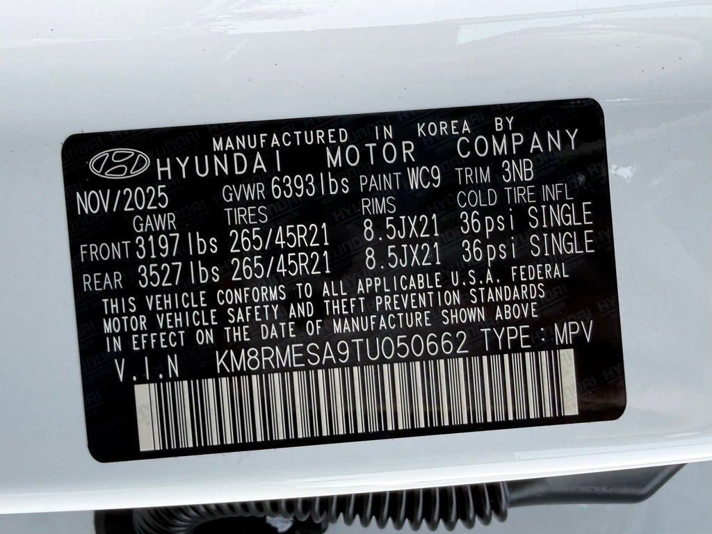 2026 Hyundai Palisade Hybrid Calligraphy